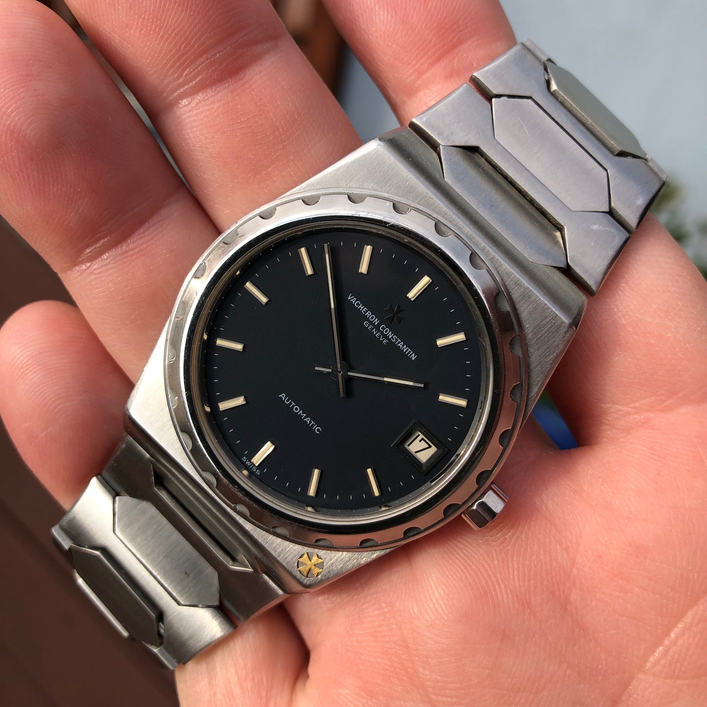 1978 Vacheron Constantin 222 Jumbo 44018 Steel Automatic 38mm Wristwatch with Original Guarantee Papers - Hashtag Watch Company