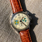 Vintage Abercrombie & Fitch Co. Seafarer 2443 First Execution Heuer Chronograph Valjoux 72 Manual Steel Wristwatch - Hashtag Watch Company