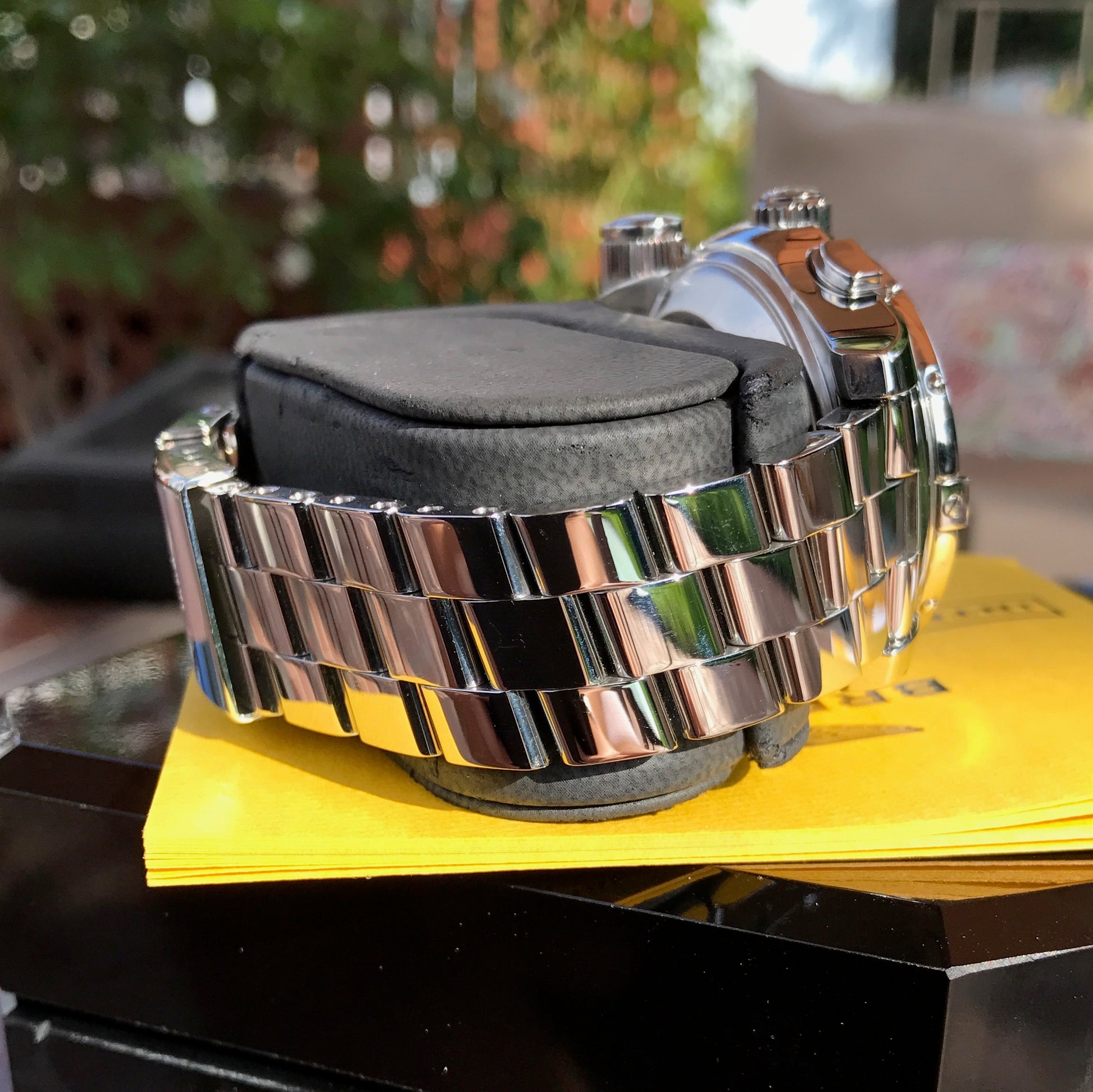 Breitling EMERGENCY MISSION A73322 Stainless Steel Chronograph Aviation Wristwatch Box Papers - Hashtag Watch Company