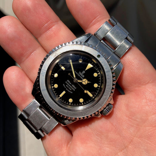 Vintage Tudor Submariner 7928 Gilt Chapter Ring Oyster Prince Ghost Bezel Unpolished Wristwatch Circa 1964 - Hashtag Watch Company