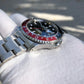 Rolex GMT Master II 16710 Stainless Steel Coke A Serial Wristwatch Box Papers Circa 1999 - Hashtag Watch Company