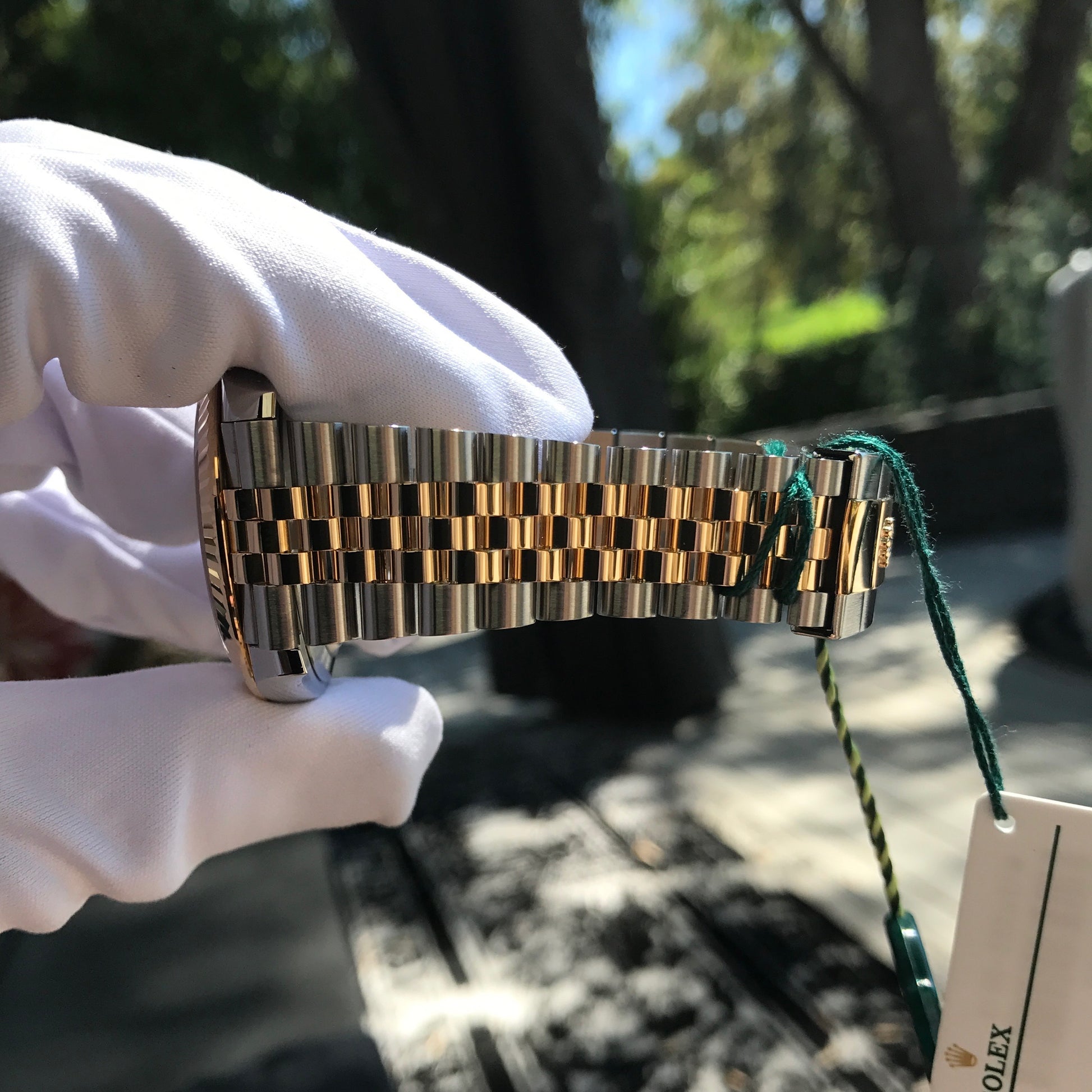 Rolex Datejust 126333 Champagne Diamond 41mm Steel Gold Two Tone Automatic Watch Box & Papers 2016 - Hashtag Watch Company