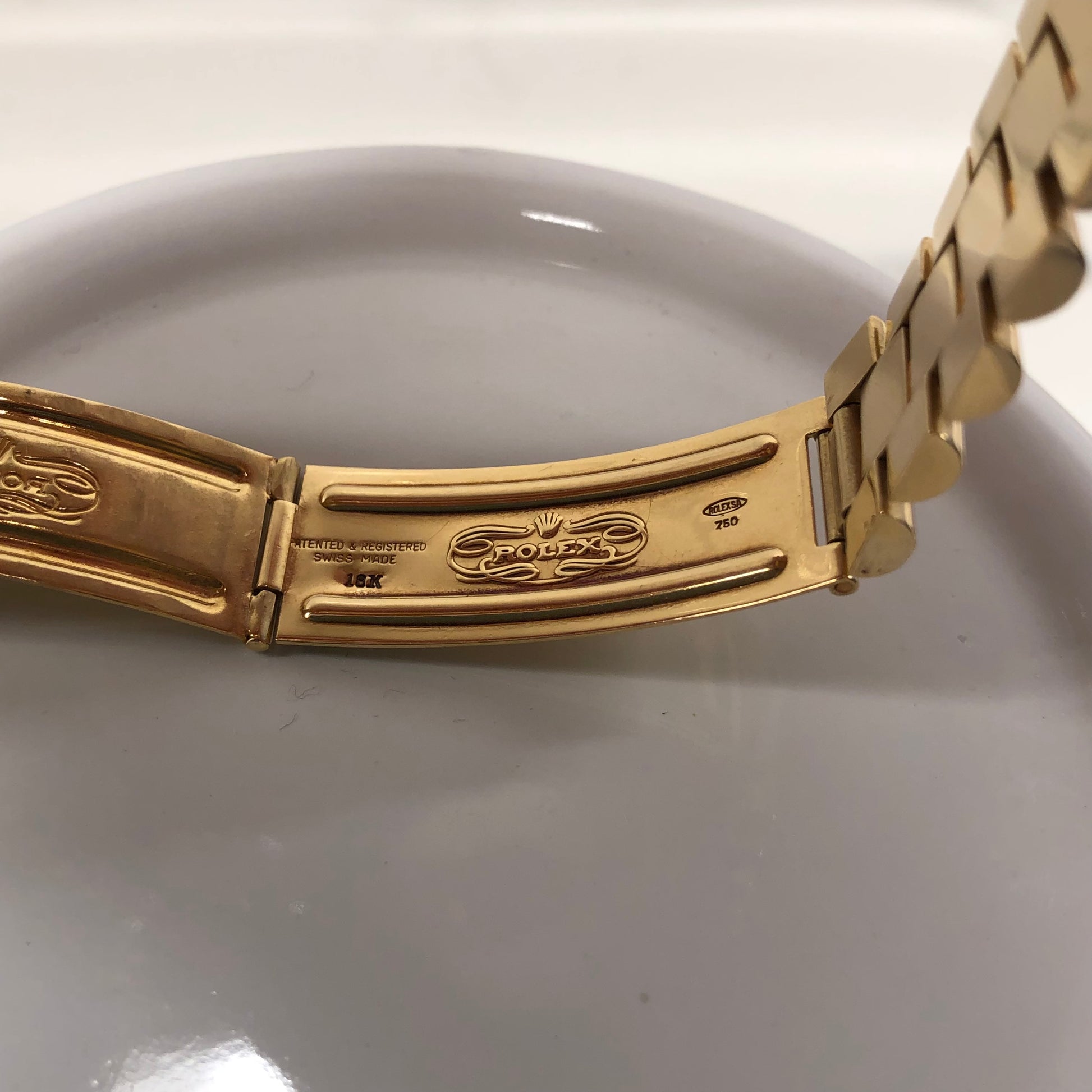 1972 Rolex President 1803 Day Date Yellow Gold Pie Pan Champagne Dial Wristwatch - Hashtag Watch Company