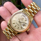 1972 Rolex President 1803 Day Date Yellow Gold Pie Pan Champagne Dial Wristwatch - Hashtag Watch Company