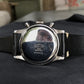 Vintage Angelus Stainless Steel Manual 38mm Cal. 215 Chronograph Black Wristwatch - Hashtag Watch Company