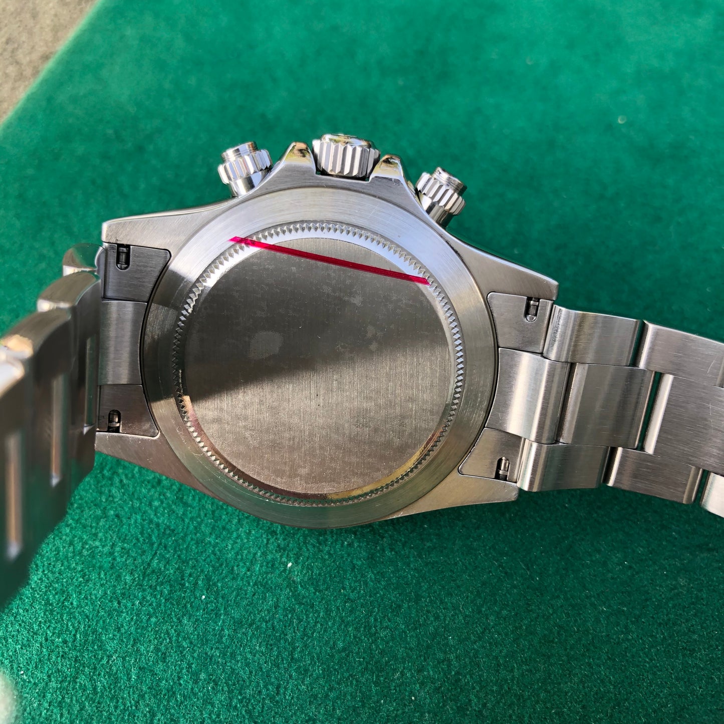 Rolex Daytona Cosmograph 116520 White Steel Automatic Chronograph 2008 Rehaut Box Papers - Hashtag Watch Company