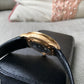 Blancpain Leman Serie Limitee Big Date 2850 18K Rose Gold Rubber Automatic Black Wristwatch - Hashtag Watch Company