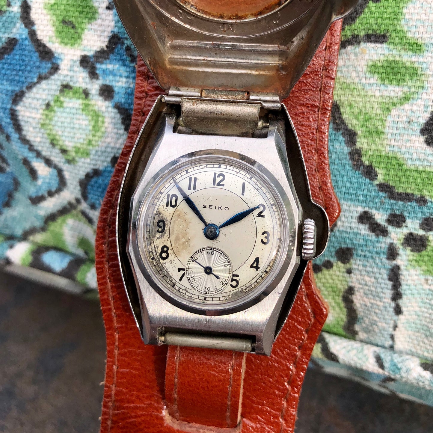 Vintage Seiko WWII Pilots Wristwatch Seikosha Manual Wind Wristwatch 1940's - Hashtag Watch Company