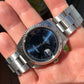 2002 Rolex Datejust 16234 Blue Roman Fluted White Gold Bezel Oyster Wristwatch Box Papers - Hashtag Watch Company