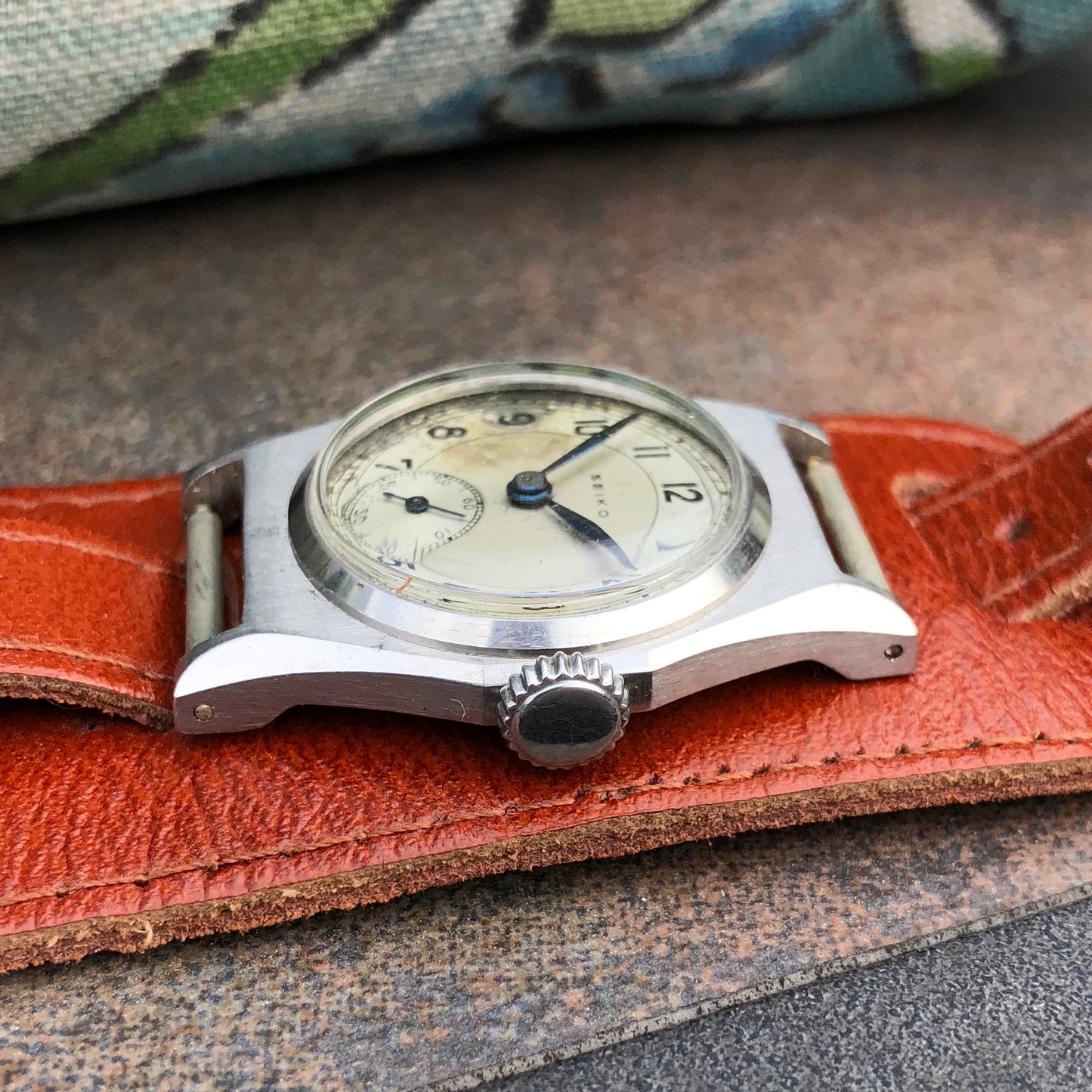 Vintage Seiko WWII Pilots Wristwatch Seikosha Manual Wind Wristwatch 1940's - Hashtag Watch Company