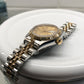 1995 Rolex Datejust 69173 Two Tone Jubilee Champagne Tapestry Dial Ladies Wristwatch Box Papers - Hashtag Watch Company
