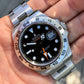 Rolex Explorer II 216570 Stainless Steel GMT Oyster Black Wristwatch Box Papers - Hashtag Watch Company