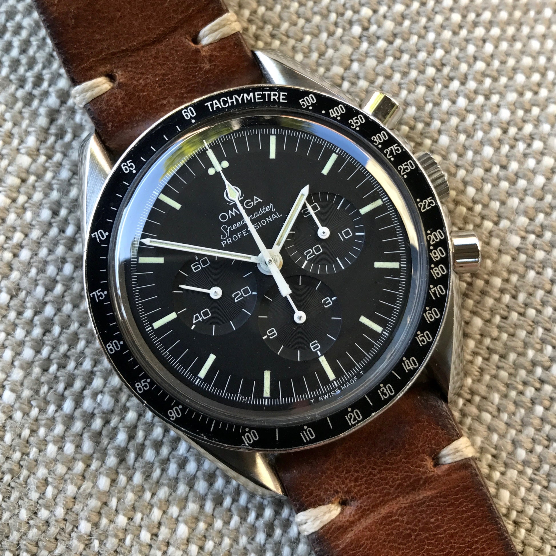 Vintage Omega Speedmaster 145022 ST Steel Chronograph CRS Caliber 861 Manual Wristwatch - Hashtag Watch Company