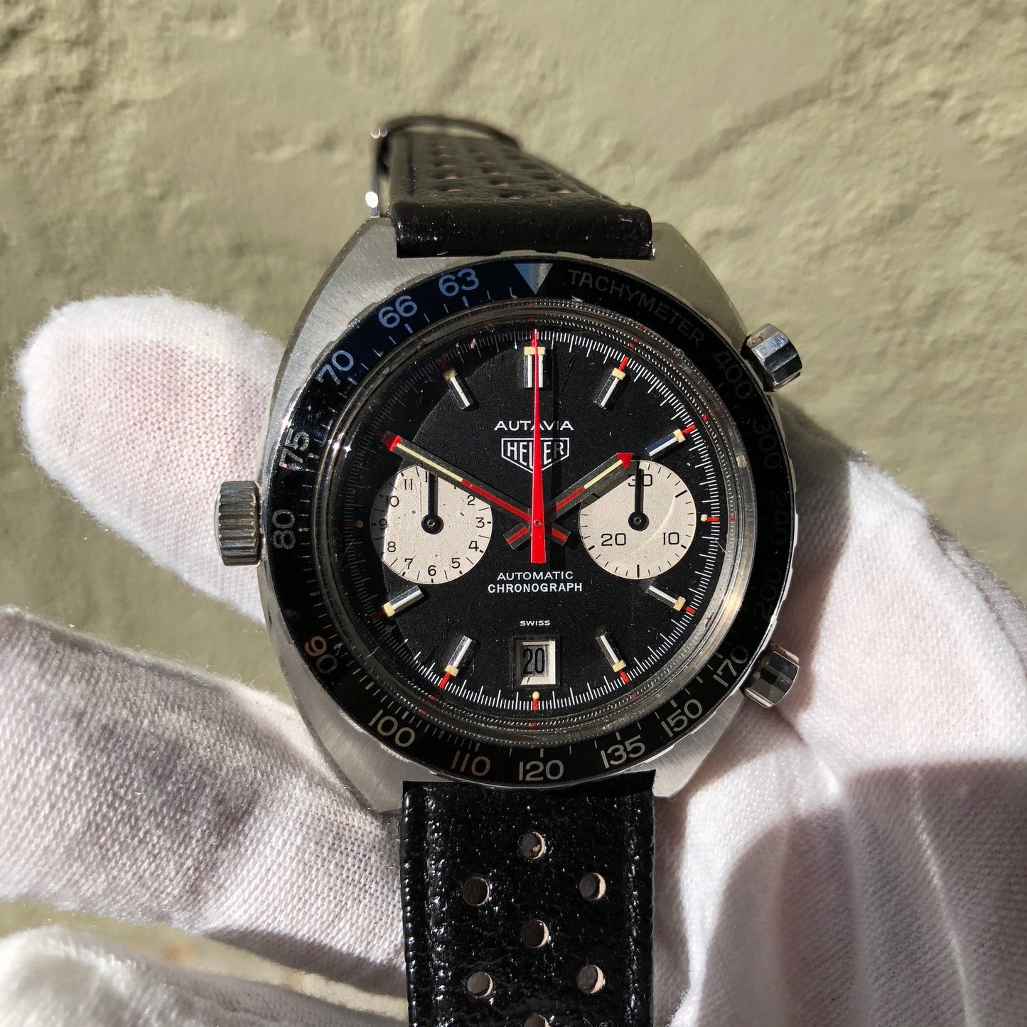 Vintage Heuer Autavia 1163 Viceroy Steel Chronograph Cal. 12 Wristwatch Circa 1972 - Hashtag Watch Company