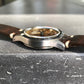 Vintage Croton Clamshell Steel Chronograph Caramel Patina Manual Wristwatch - Hashtag Watch Company