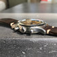 Vintage Croton Clamshell Steel Chronograph Caramel Patina Manual Wristwatch - Hashtag Watch Company