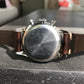 Vintage Croton Clamshell Steel Chronograph Caramel Patina Manual Wristwatch - Hashtag Watch Company