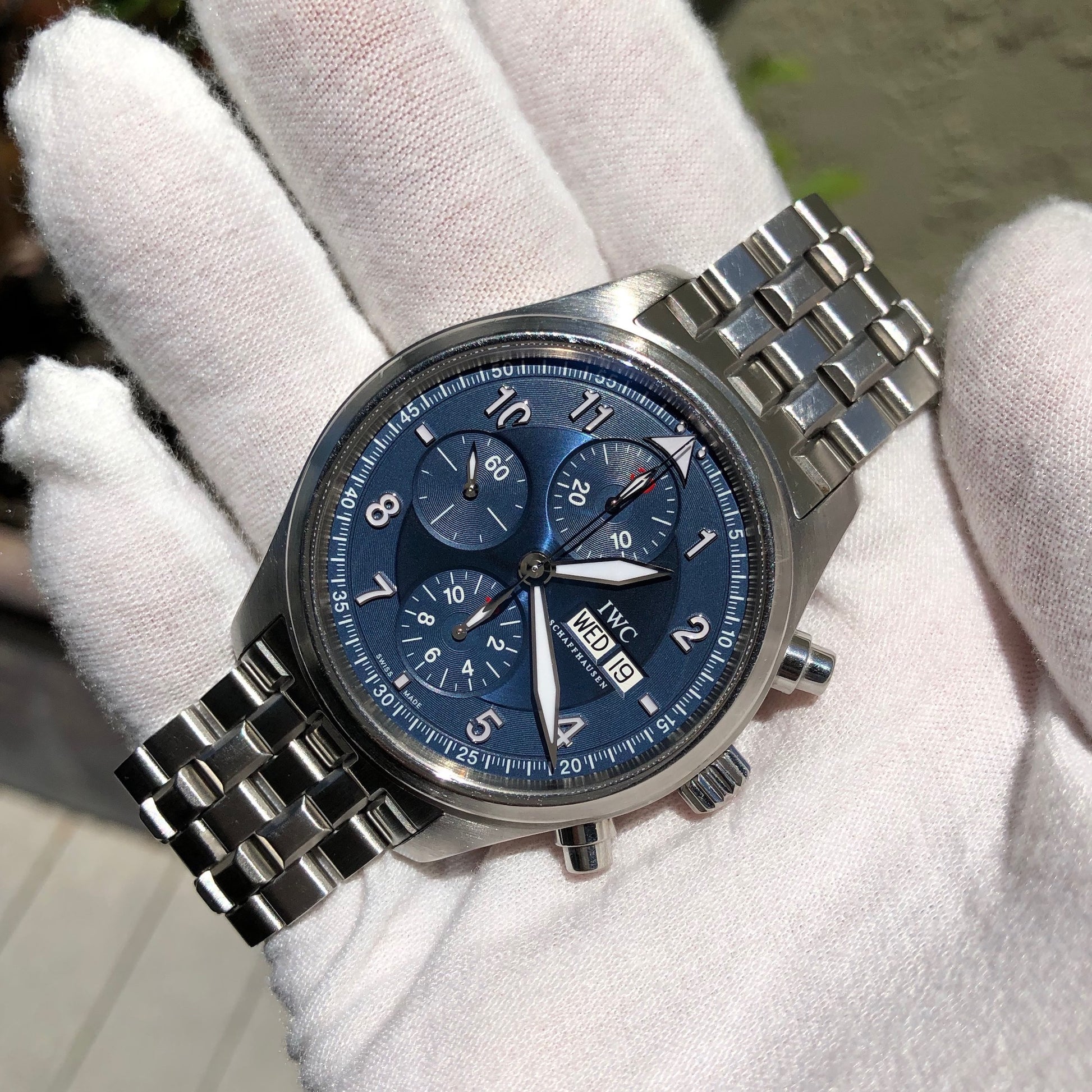 IWC Pilot Chronograph Laureus IW371712 Sport Limited Edition Men's Wristwatch - Hashtag Watch Company