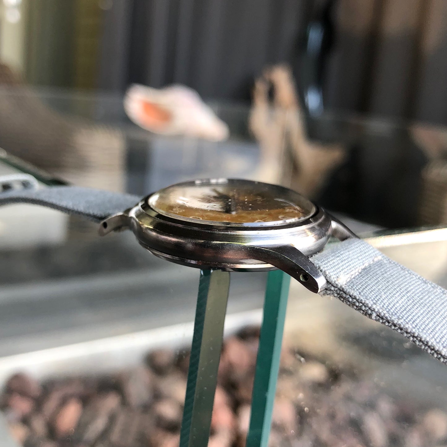 Vintage Longines Caliber 23M Manual Wind "Espresso" Patina 33mm Steel 23042 Wristwatch - Hashtag Watch Company