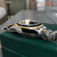 Rolex GMT MASTER II 16713 Two Tone Steel Gold Black Oyster Automatic Watch Box Papers 1991 - Hashtag Watch Company