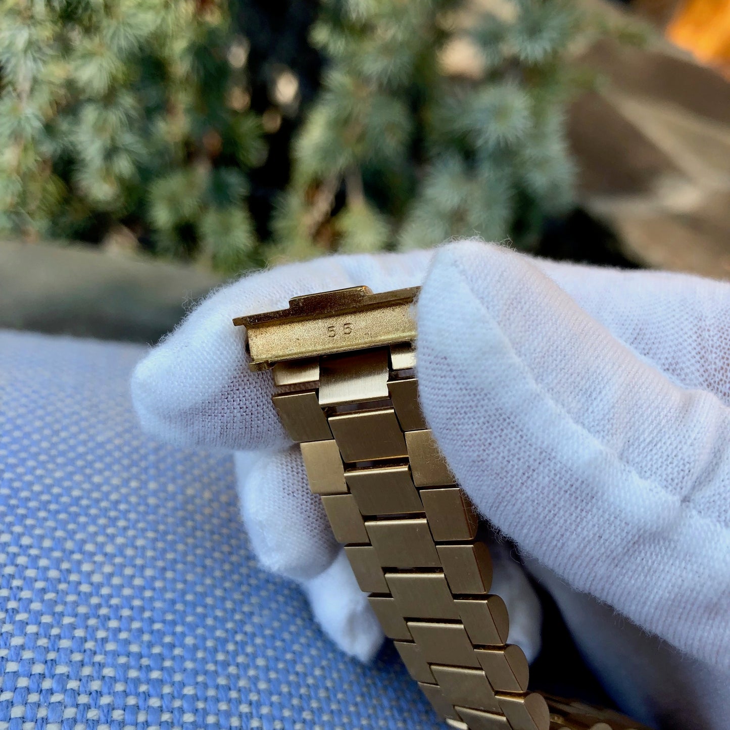 Rolex President 18038 Day Date 18K Yellow Gold Champagne Stick Wristwatch Circa 1986 - Hashtag Watch Company