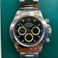1995 Rolex Daytona Zenith 16520 Patrizzi Black Dial Steel Automatic Chronograph Wristwatch - Hashtag Watch Company