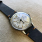 Vintage Lemania Steel Chronograph Pulsations 27CH Manual Wind 35mm Wristwatch 1950's - Hashtag Watch Company