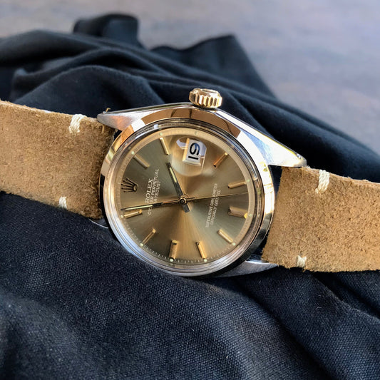 Vintage Rolex 1601 1601/3 Sigma Dial Metallic Caliber 1560 Steel Gold Wristwatch 1966 - Hashtag Watch Company