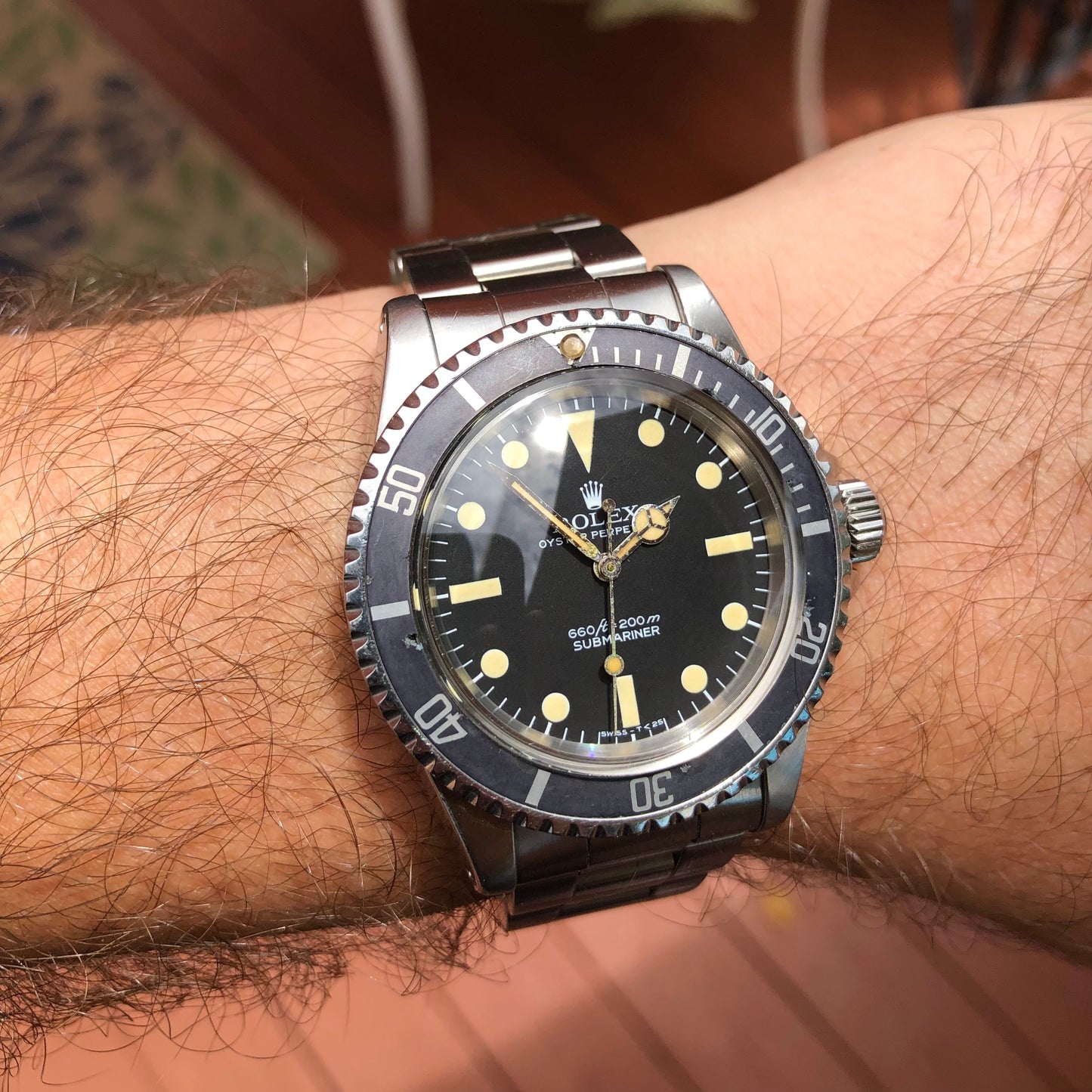 1978 Rolex Submariner 5513 Pre Comex Ghost Insert Steel Wristwatch - Hashtag Watch Company