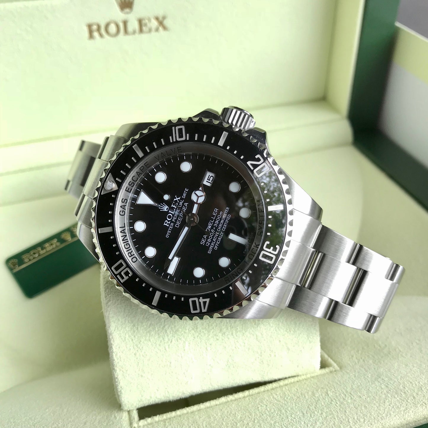 Rolex SEA DWELLER DEEPSEA 116660 Ceramic Mens 44mm Automatic Wristwatch Box & Papers - Hashtag Watch Company