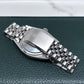 1971 Rolex Datejust 1601 Steel Engine Turned Jubilee Silver Dial Wristwatch Box Papers - Hashtag Watch Co.