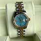 Rolex Datejust 179173 Jadeite Blue Diamond Dial Ladies Jubilee Two Tone Automatic Wristwatch Box & Papers - Hashtag Watch Company