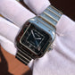 2019 Cartier Santos De Cartier WSSA0013 Blue Dial Men's 39.8mm Wristwatch Box Papers - Hashtag Watch Company