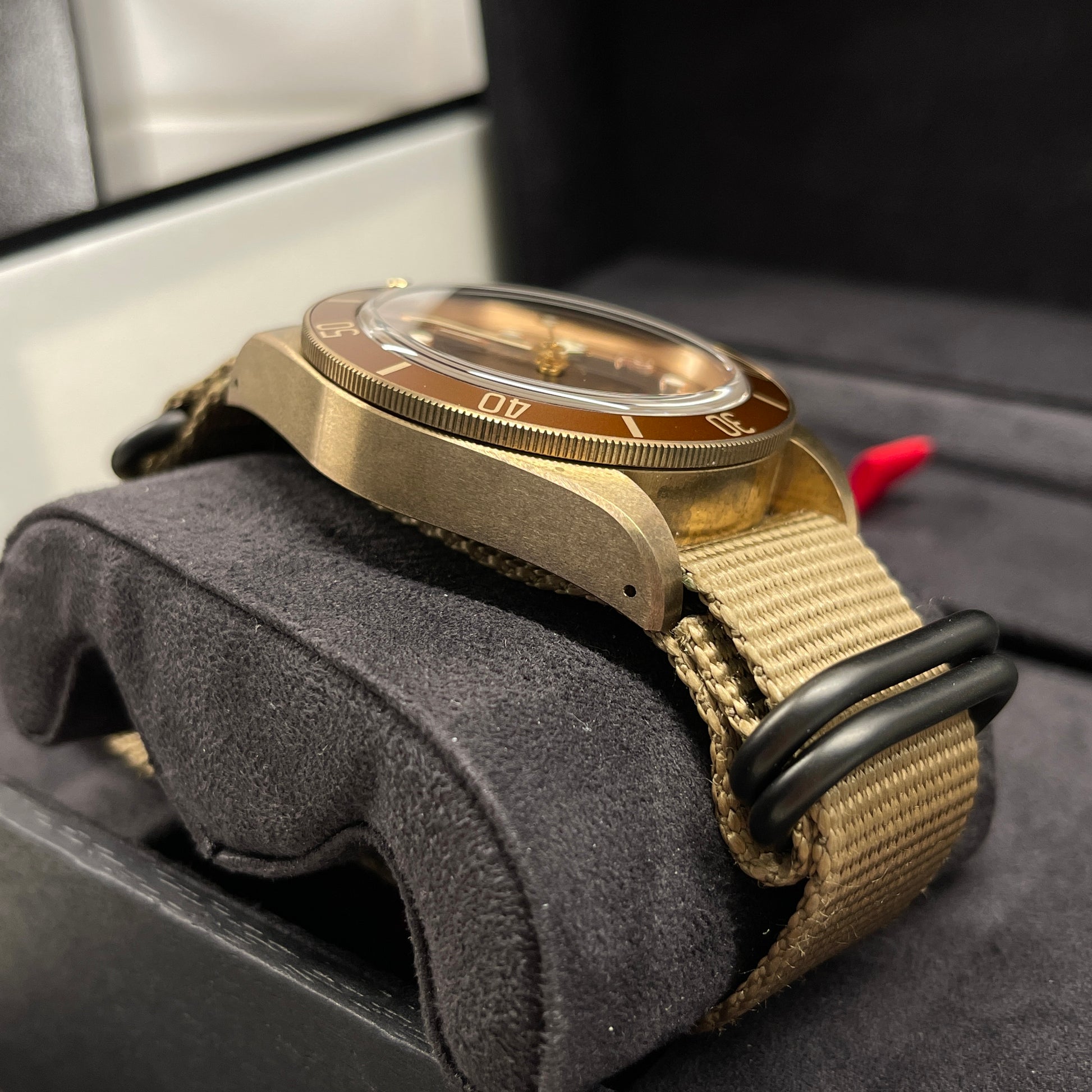 2019 Tudor Heritage Black Bay Bronze 79250BM Tobacco Brown Automatic Wristwatch Box Papers - Hashtag Watch Company