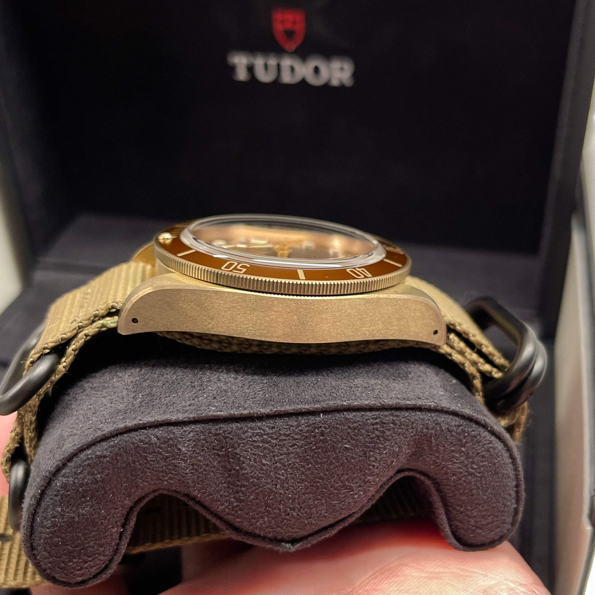 2019 Tudor Heritage Black Bay Bronze 79250BM Tobacco Brown Automatic Wristwatch Box Papers - Hashtag Watch Company