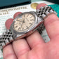 1971 Rolex Datejust 1601 Steel Engine Turned Jubilee Silver Dial Wristwatch Box Papers - Hashtag Watch Co.