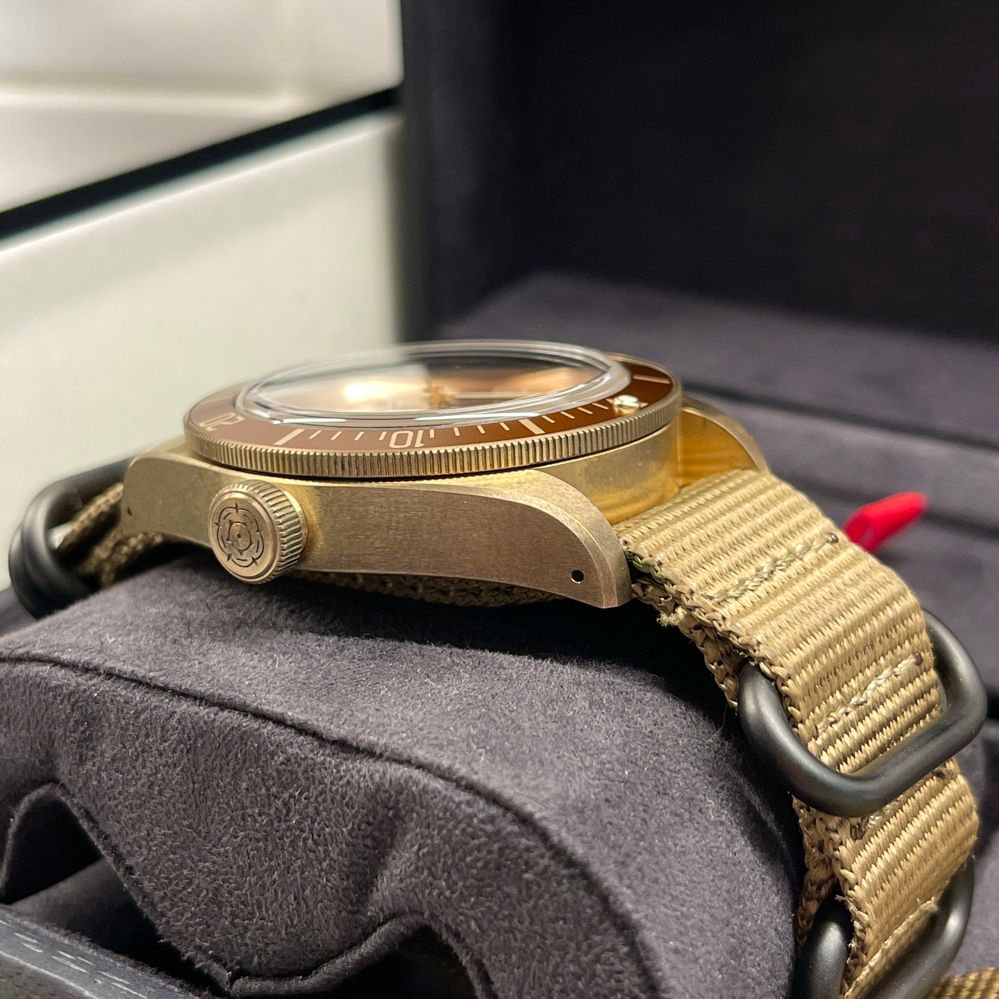 2019 Tudor Heritage Black Bay Bronze 79250BM Tobacco Brown Automatic Wristwatch Box Papers - Hashtag Watch Company