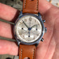 Vintage Abercrombie & Fitch Co. 59322 Heuer Chronograph Valjoux 71 Manual Steel Wristwatch - Hashtag Watch Company