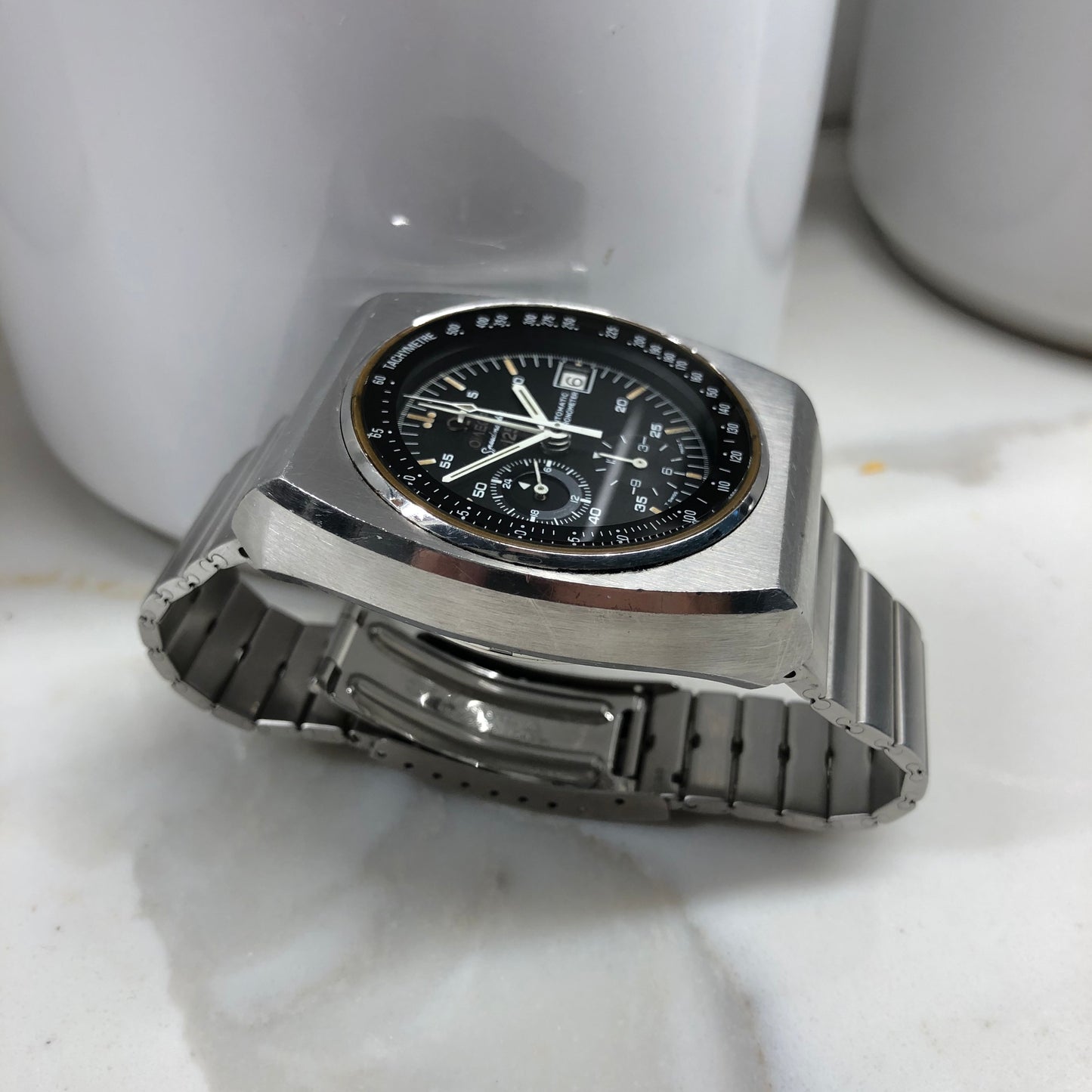 Vintage Omega Speedmaster 125 378.0801 Steel Automatic Chronograph Wristwatch - Hashtag Watch Company