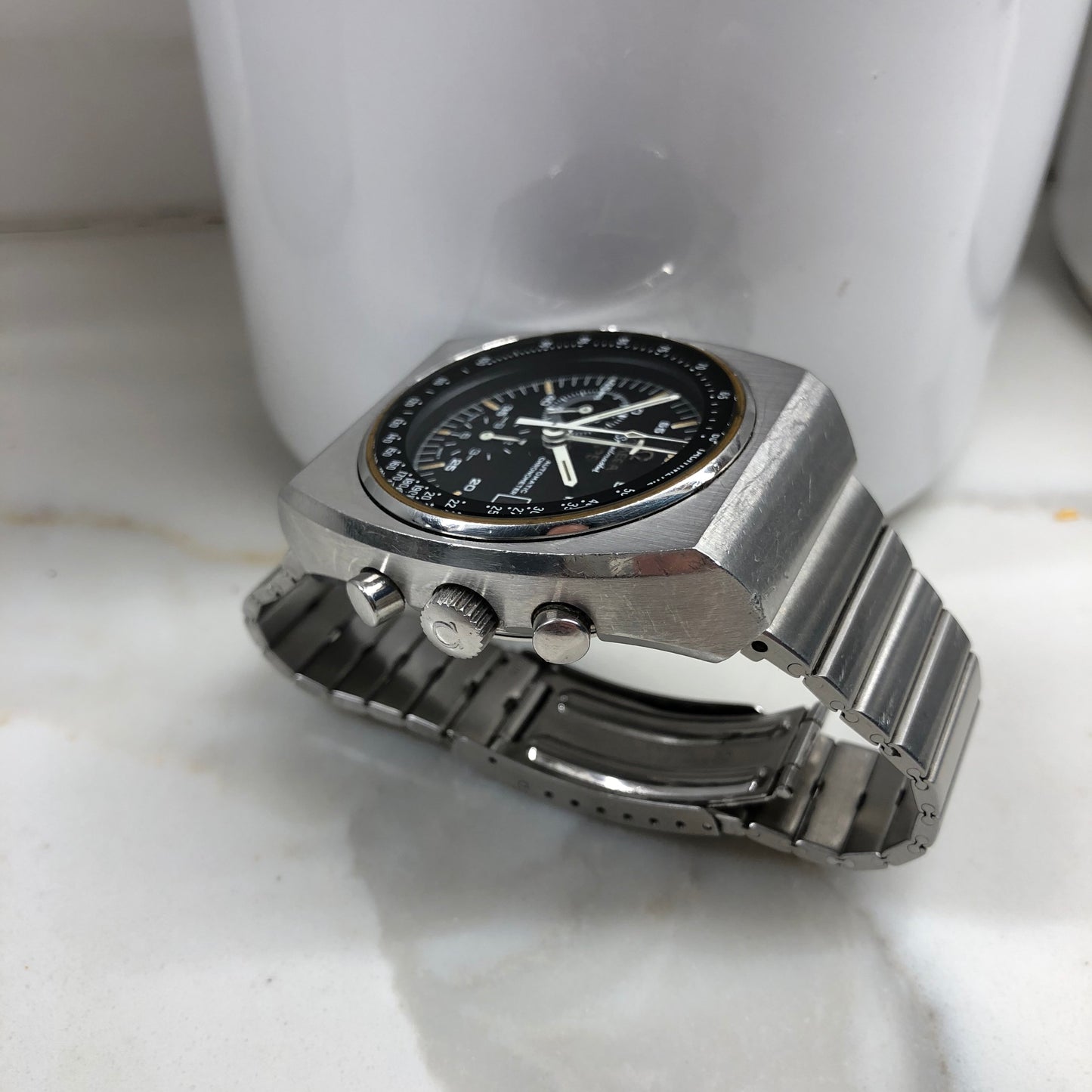 Vintage Omega Speedmaster 125 378.0801 Steel Automatic Chronograph Wristwatch - Hashtag Watch Company