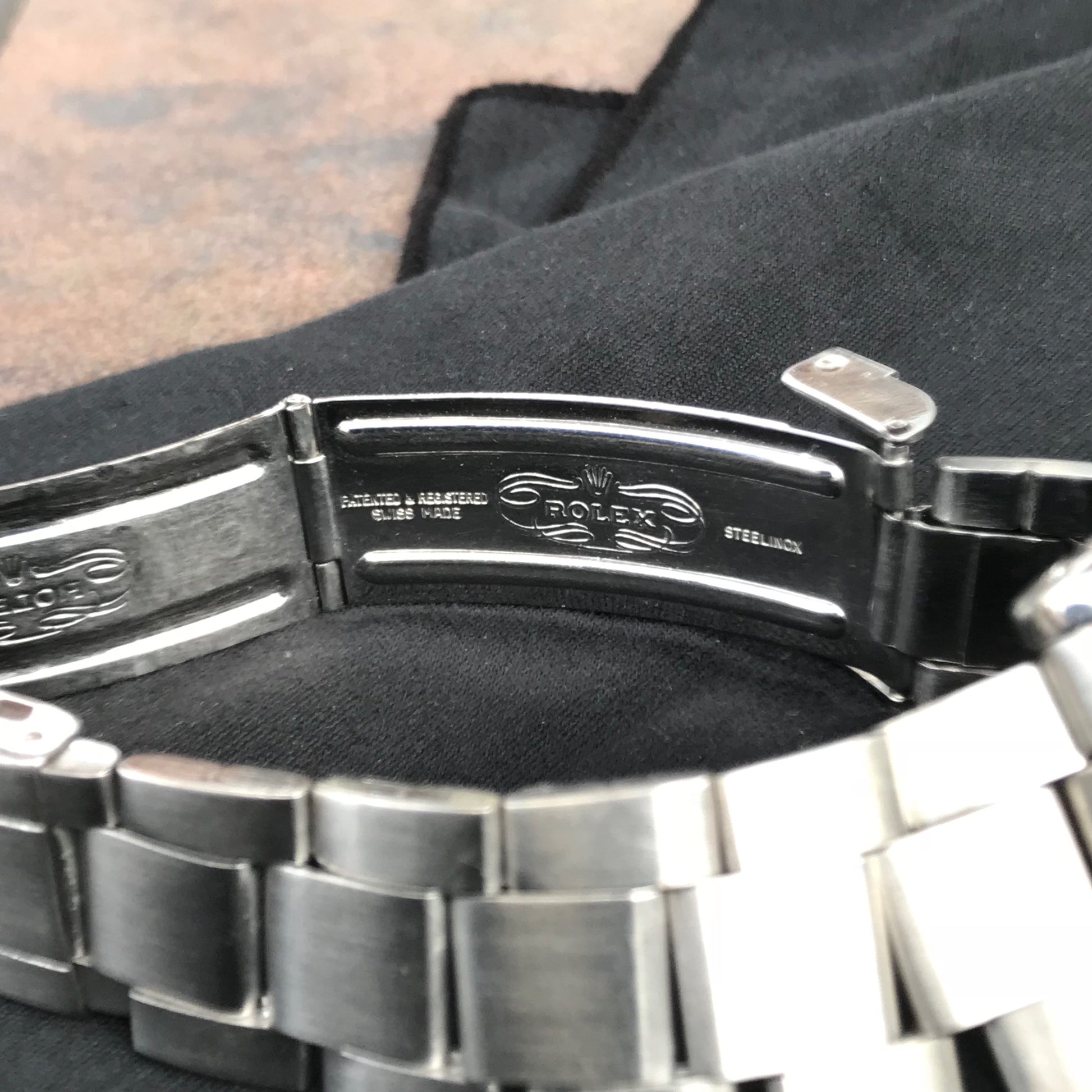 Vintage Rolex Submariner 5513 Meters First Honey Patina 1968 Pat Pending Automatic Wristwatch - Hashtag Watch Company