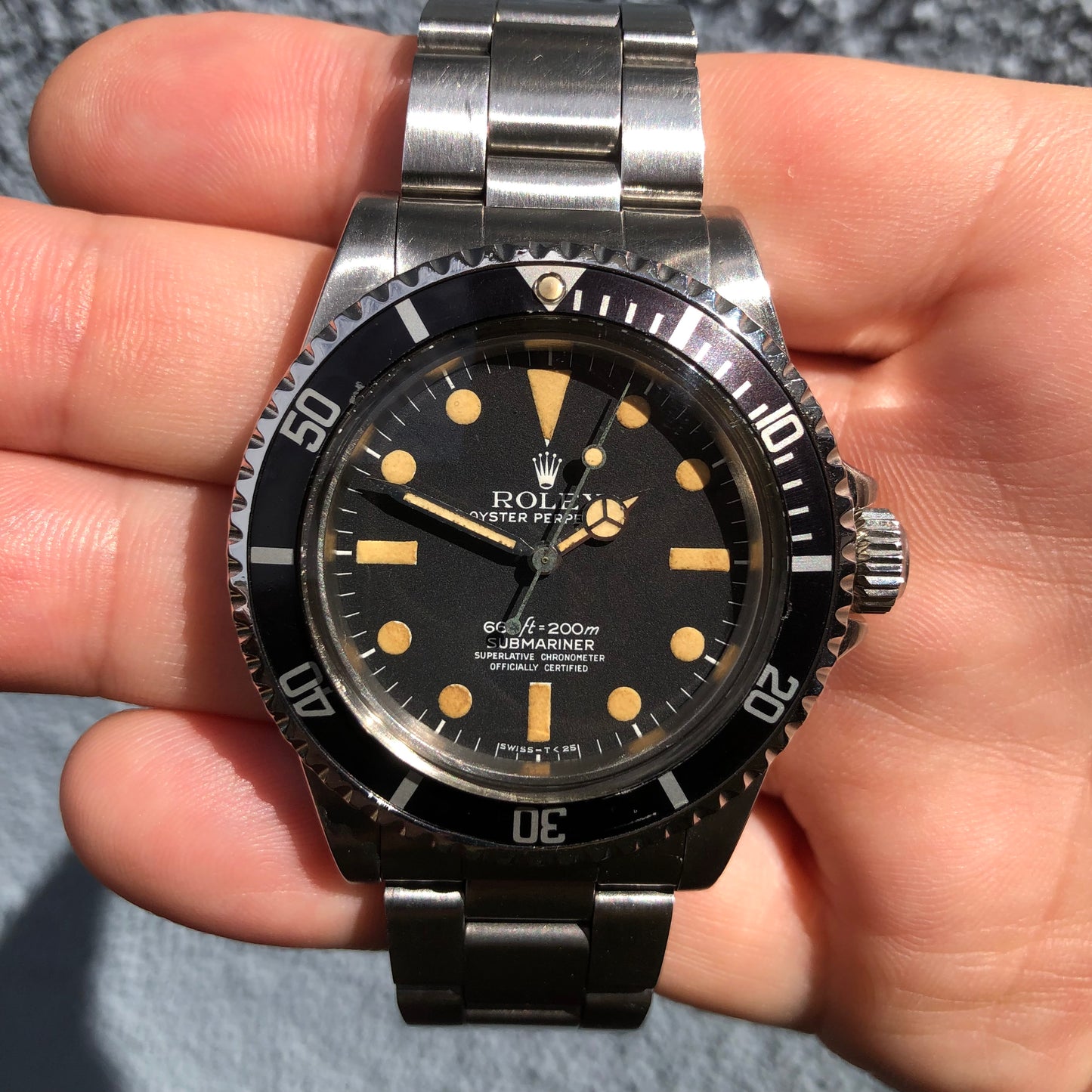 1978 Rolex Submariner 5512 Maxi Dial Mk 1 Steel Wristwatch - Hashtag Watch Company