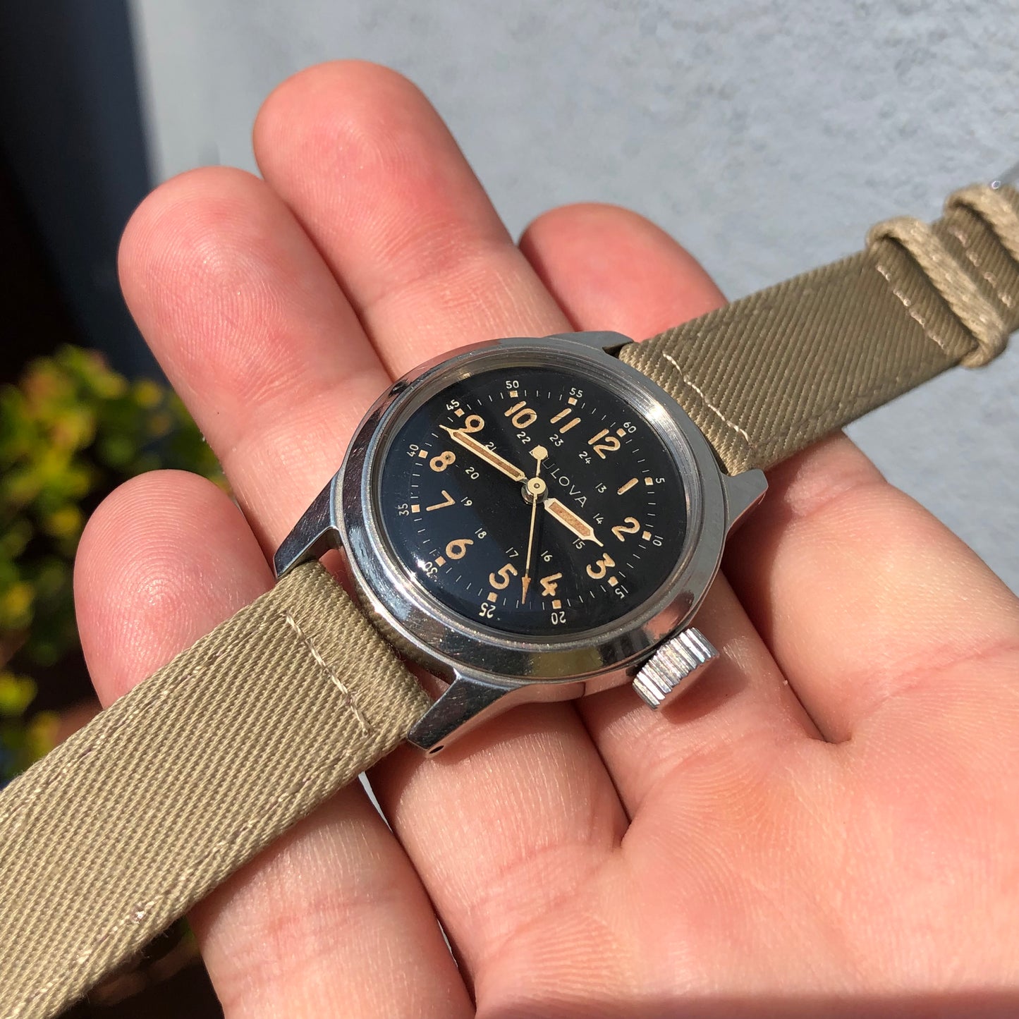 1950s Vintage Bulova A17A U.S. Military Hacking Navigational Wristwatch - Hashtag Watch Company