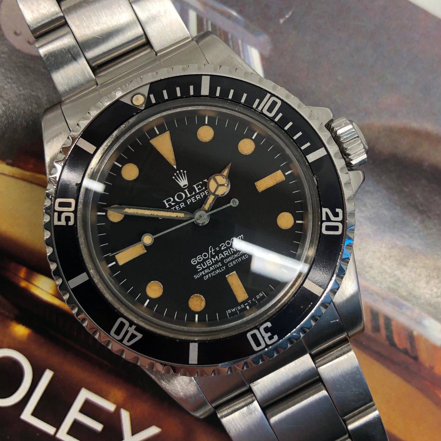 1978 Rolex Submariner 5512 Maxi Dial Mk 1 Steel Wristwatch - Hashtag Watch Company