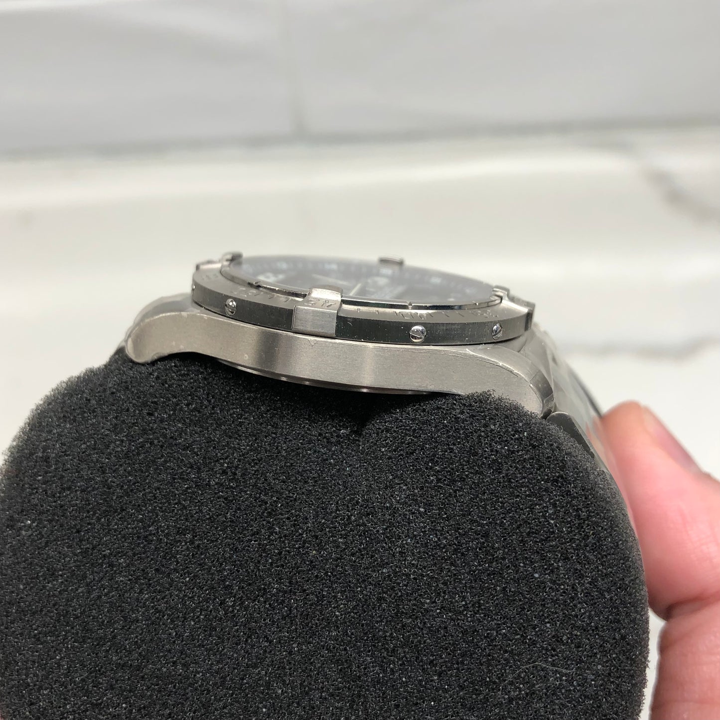 Breitling Aerospace Avantage E79362 Digital Blue Dial Titanium 42mm Quartz Wristwatch Unworn Wrapped - Hashtag Watch Company