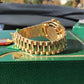 Rolex President 18238 Day Date 18K Yellow Gold Champagne Stick "A" Serial 1999 Box Papers MINT - Hashtag Watch Company