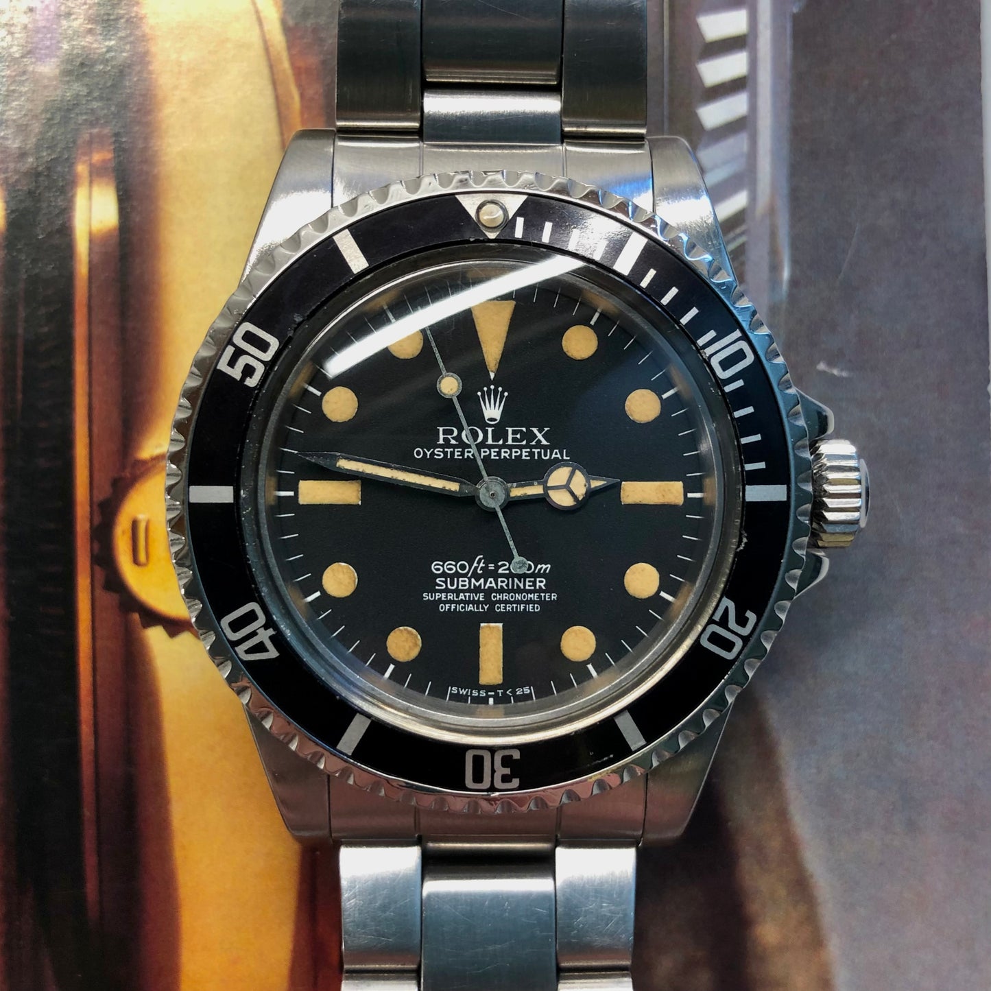 1978 Rolex Submariner 5512 Maxi Dial Mk 1 Steel Wristwatch - Hashtag Watch Company