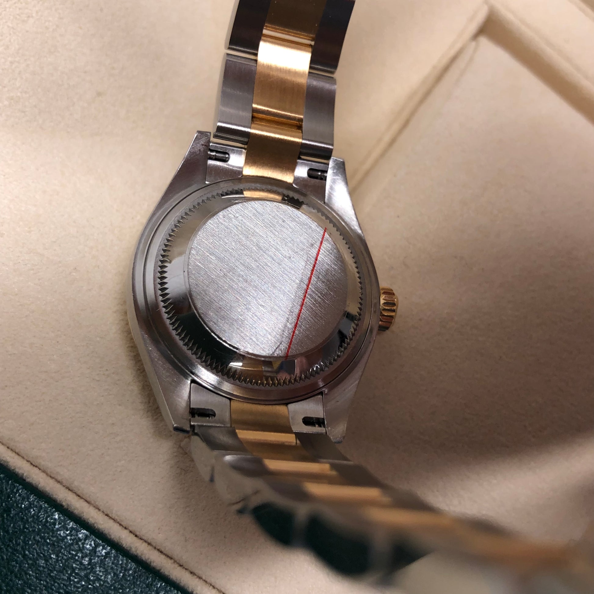 2019 Rolex Datejust 279383RBR Ladies Mother of Pearl Diamond Dial Bezel Oyster Two Tone Wristwatch Box Papers - Hashtag Watch Co.