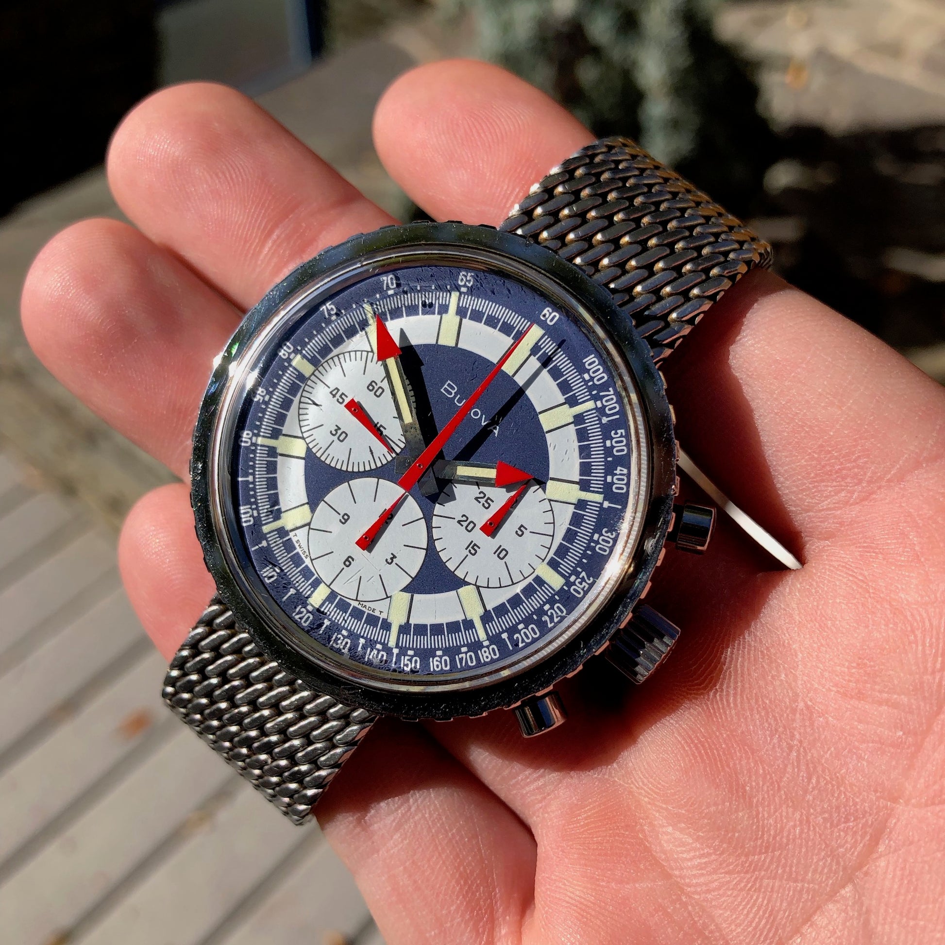 Bulova stars and stripes 2025 vintage chronograph