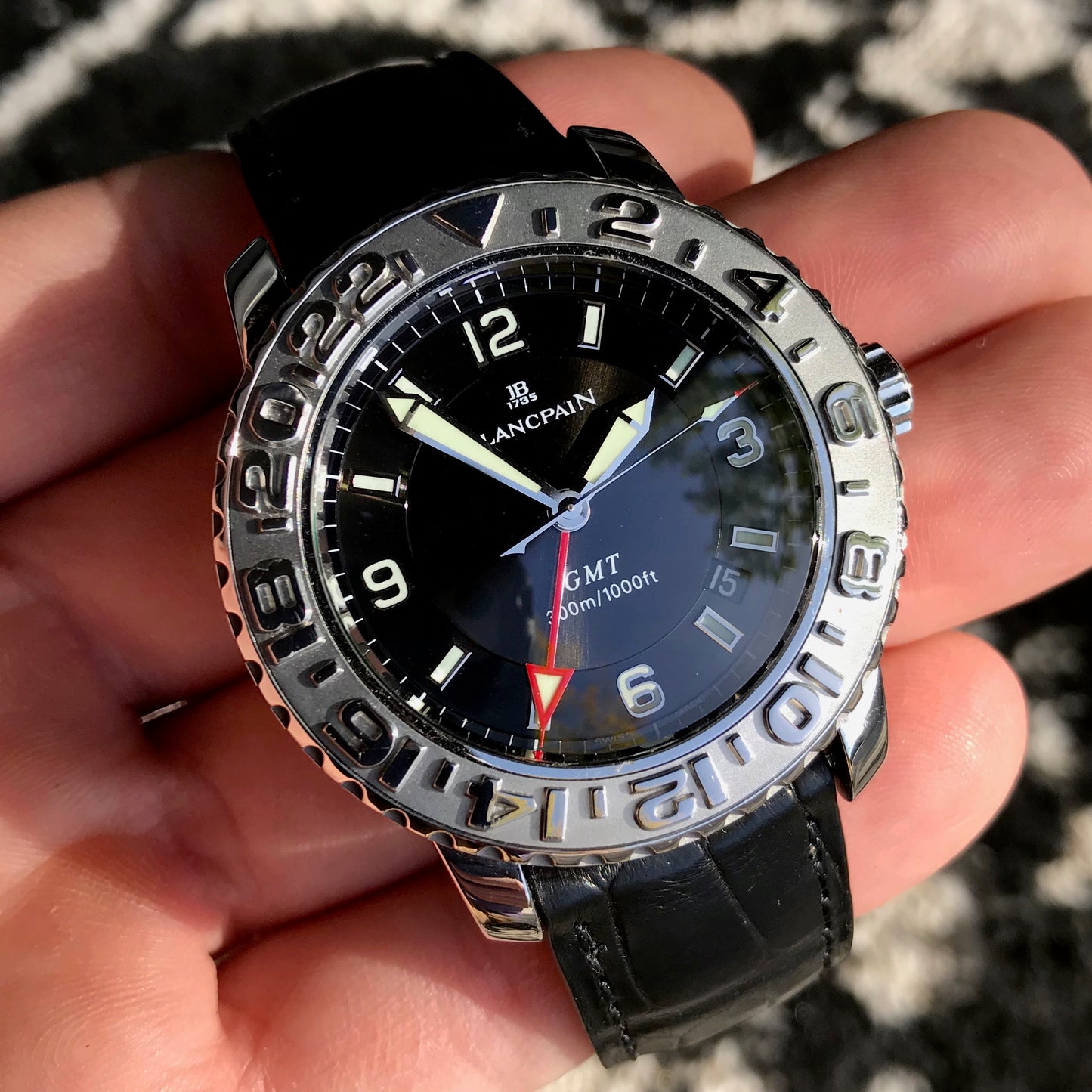 Blancpain Fifty Fathoms GMT Trilogy Edition Air Command 2250 Automatic Wristwatch Box Papers - Hashtag Watch Company